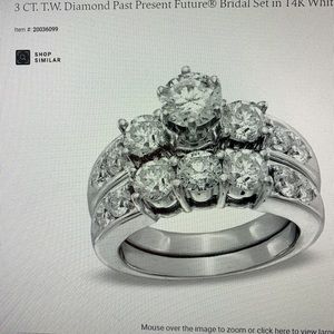 3 ct beautiful wedding ring set.